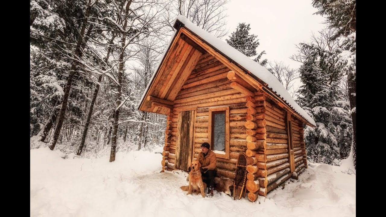 building a log cabin fort for kids