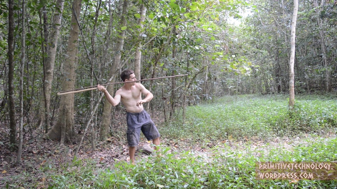 how to make spear in the forest